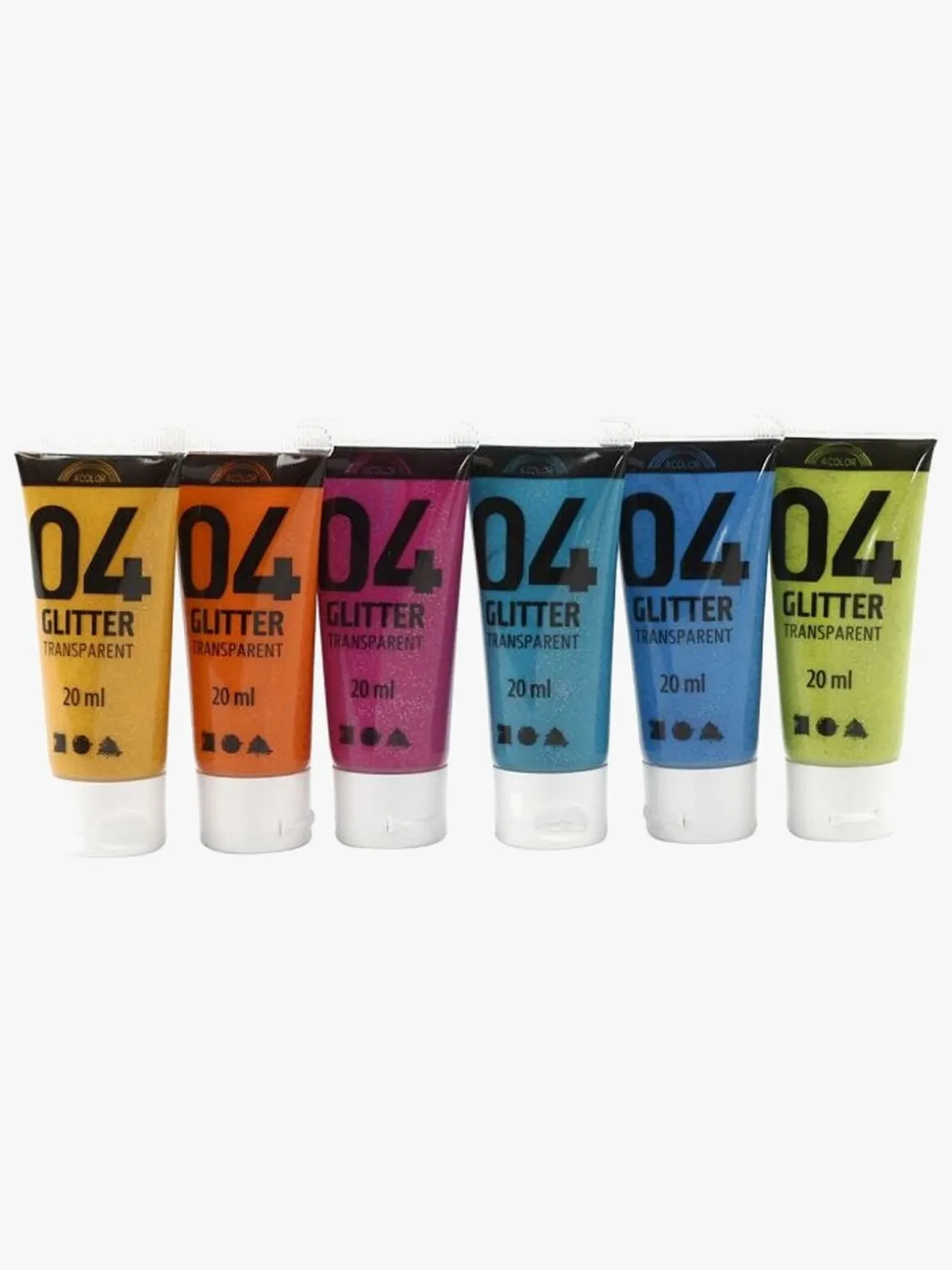 A-color Glitterfarve Blandede Farver