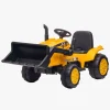 Alex's Garage Eltraktor med Front Loader, Gul
