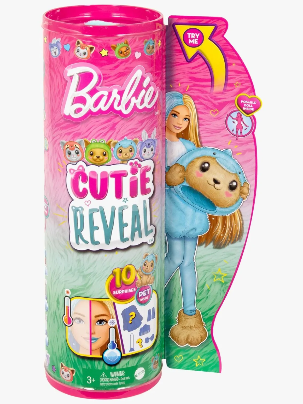 Barbie Cutie Reveal Dukke Animal Series Delfin