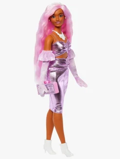 Barbie Deluxe Style Dukke Lyserødt Hår