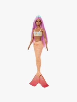 Barbie Dukke Havfrue med Farverig Hår, Orange