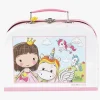 Barbo Toys Lillie & Ellie Kuffert med Gulvpuslespil 24 Brikker