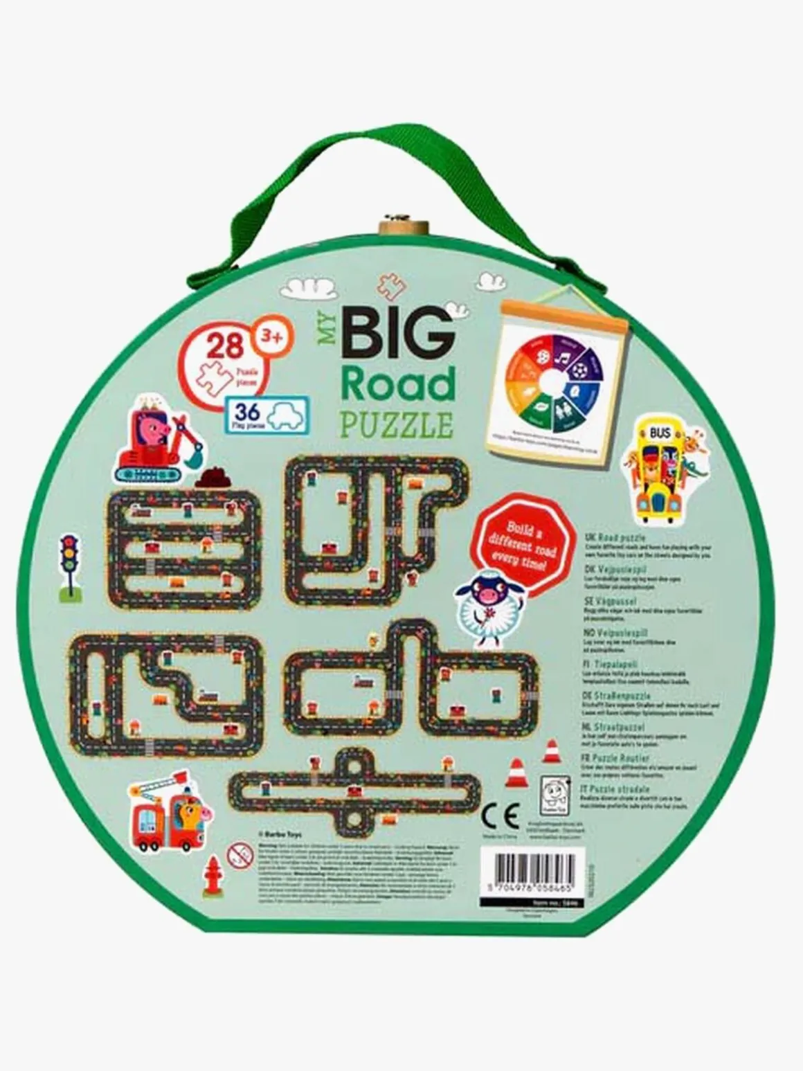 Barbo Toys Mit Store Puslespil Vej 200 Brikker