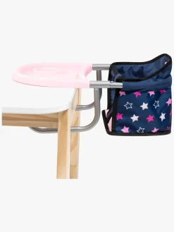 Bayer Design Babystol til Bord med Bakke, Blå/Pink