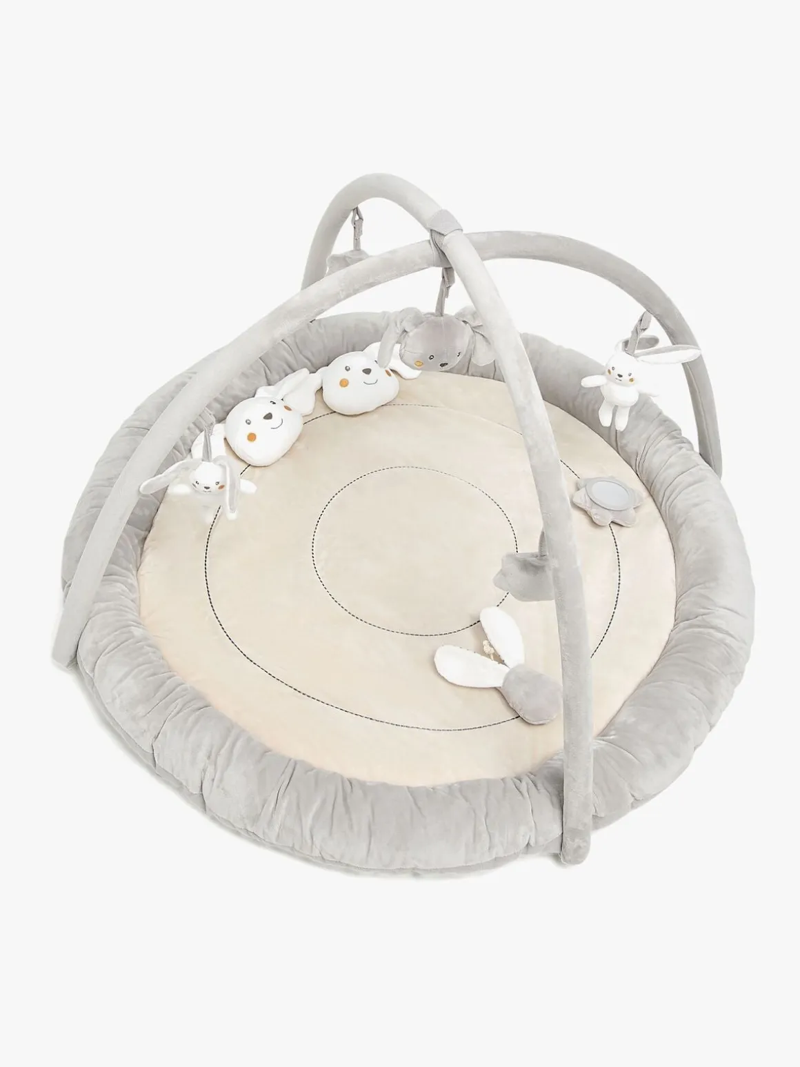 Beemoo PLAY Bunny Aktivitetstæppe, Grey