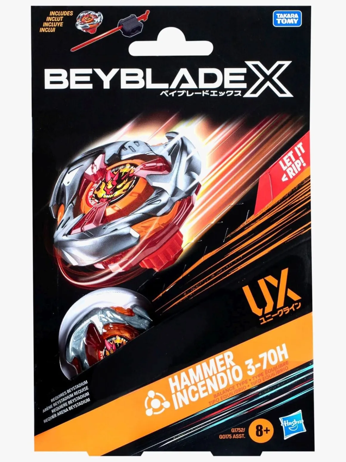 Beyblade Hammer Incendio Spinner
