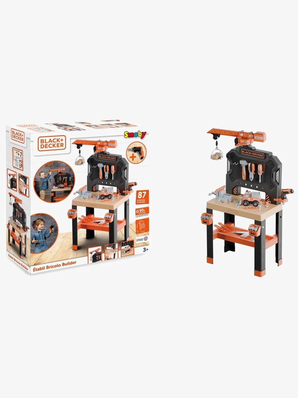 BLACK+DECKER Bricolo Værktøjsbænk Byg