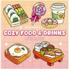 BokforlagetMaxStrom Cozy Food & Drinks Malebog