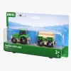 BRIO 33799 Traktor m/vogn og tømmer