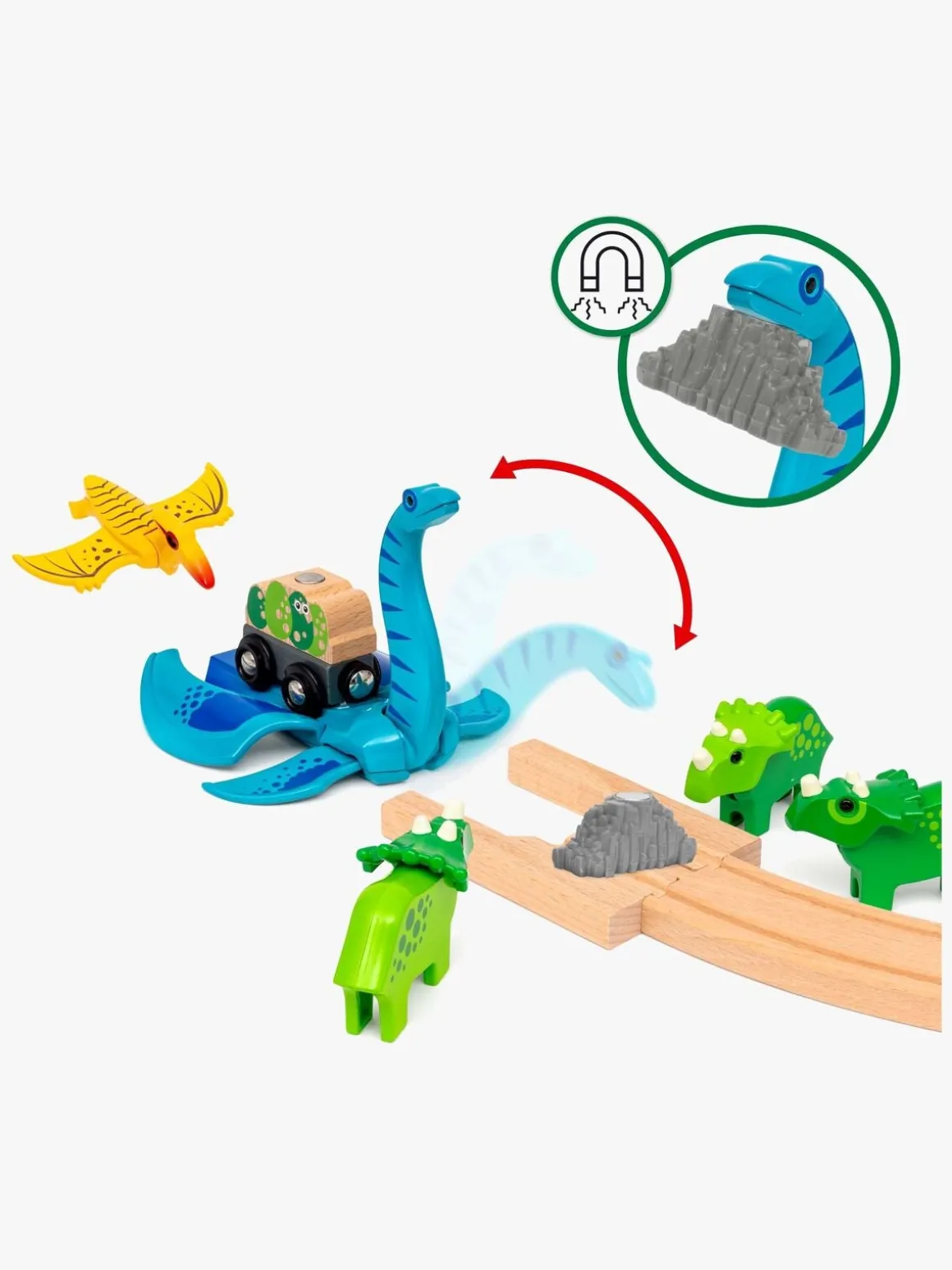 BRIO World 36104 Deluxe-sæt med Dinosaurer