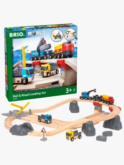 BRIO World 33210 Tog- og vejbane, lodsesæt