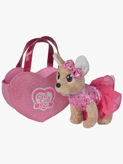 ChiChi Love Bamse Hund med Hjerteformet Taske