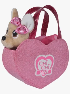 ChiChi Love Bamse Hund med Hjerteformet Taske