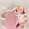 Cloudberry Castle Dukke med Bærekurv 40 cm, Pink
