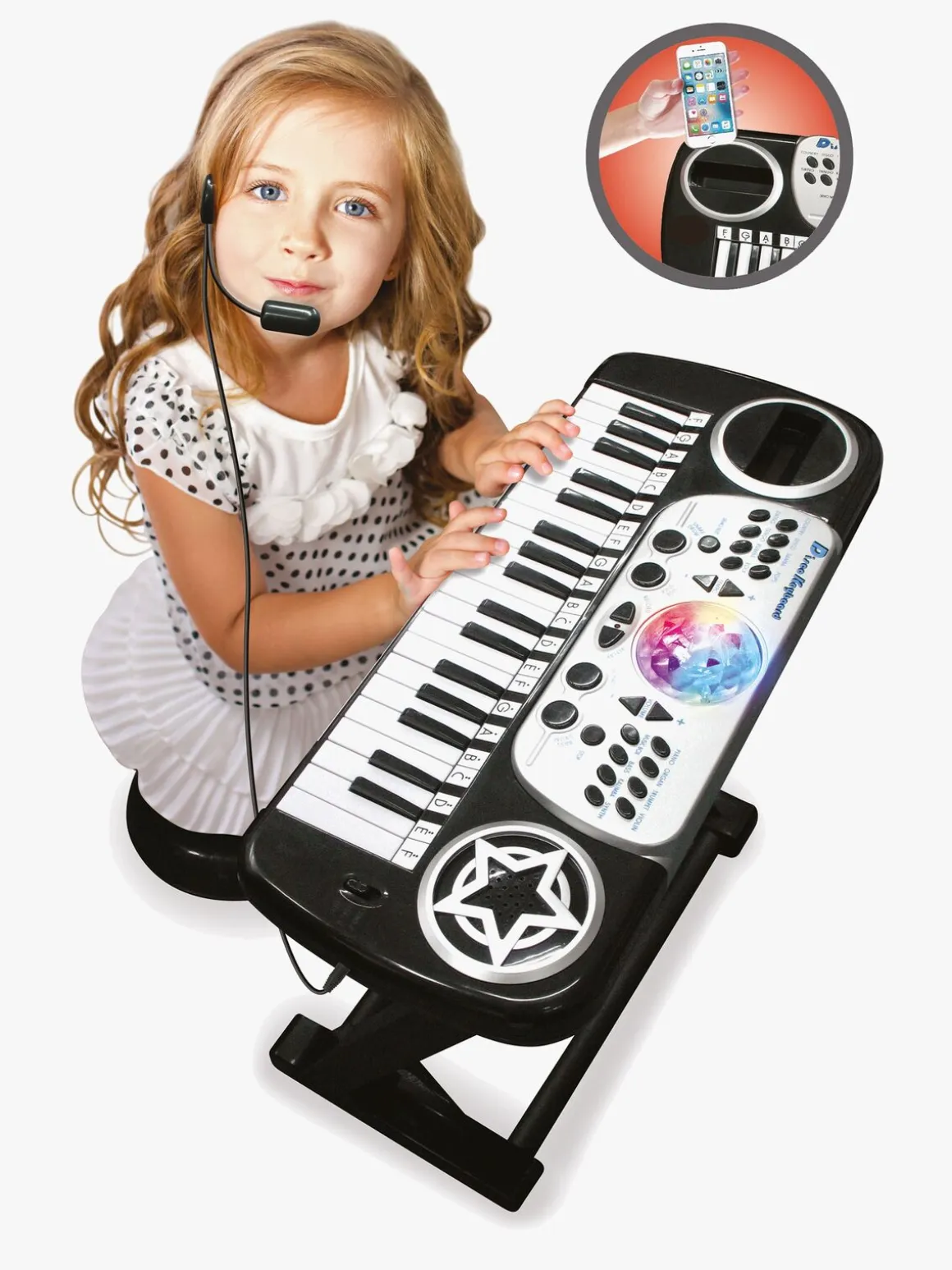 Cloudberry Castle Keyboard med Skammel