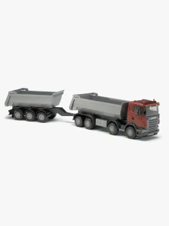 Emek Lastbil m. Tippelad & Anhænger Scania, Rød