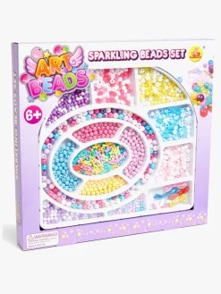 Fippla Art Beads Skinnende Perlesæt