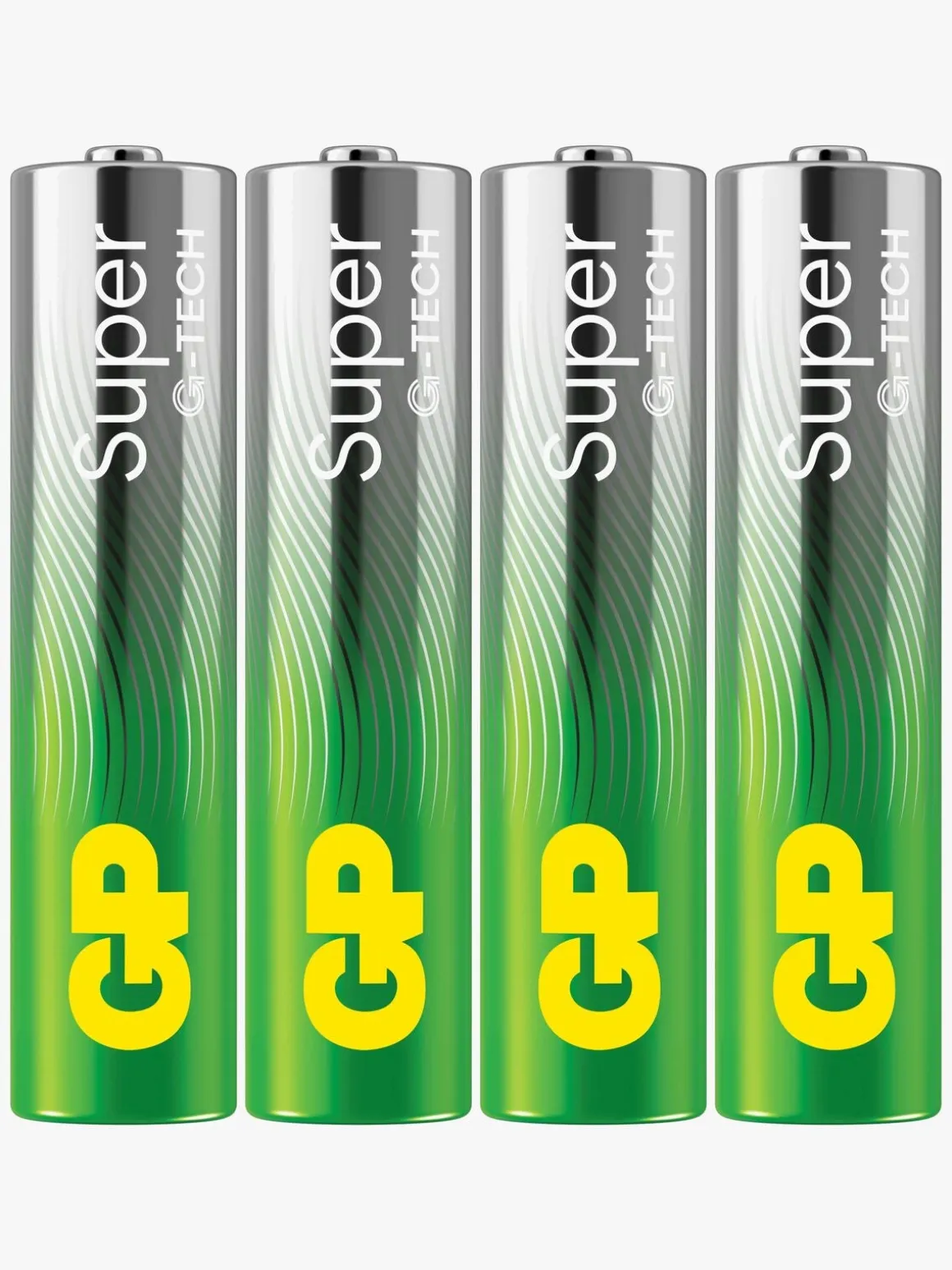 GP Super Alkaline G-TECH AAA/LR03 Batterier 4-Pak