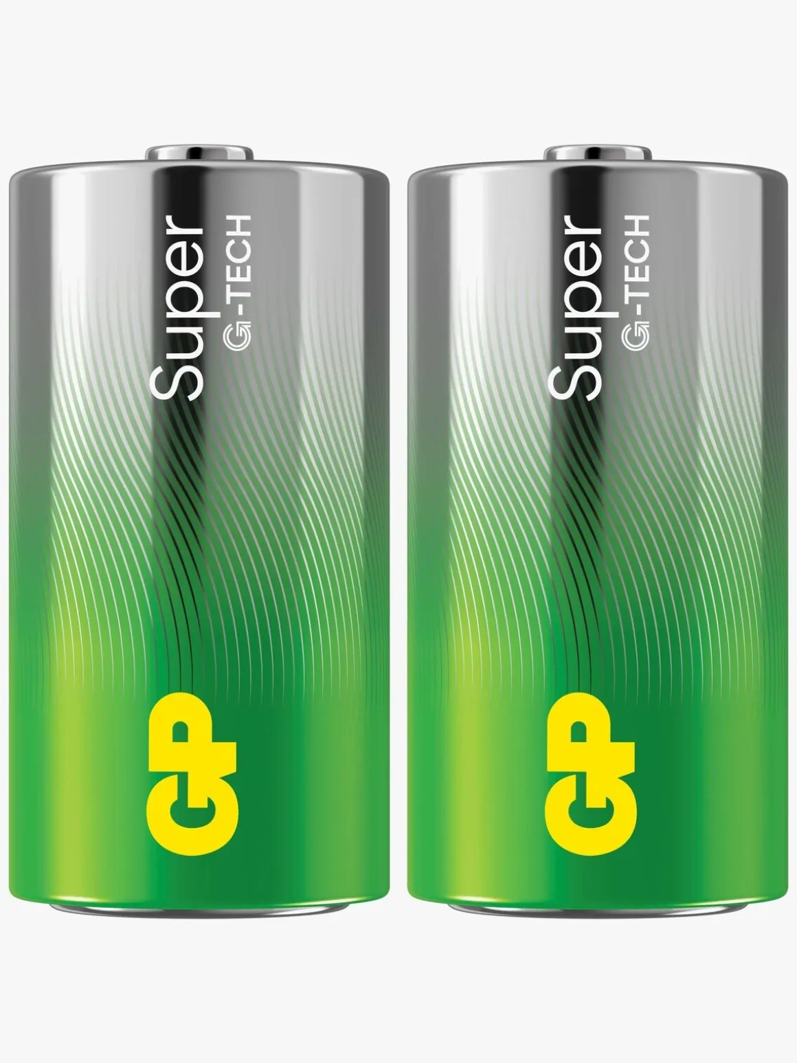 GP Super Alkaline G-TECH C/LR14 Batterier 2-Pak