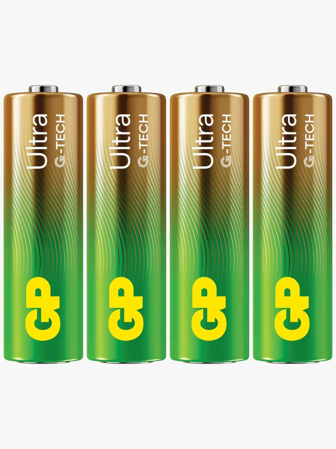 GP Ultra Alkaline G-TECH AA/LR6 Batterier Svanemærket 4-Pak