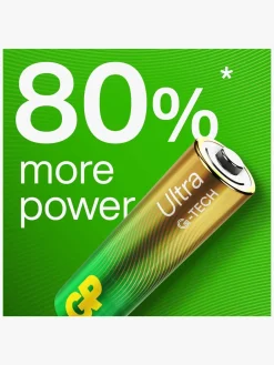 GP Ultra Alkaline G-TECH AAA/LR03 Batterier Svanemærket 24-Pak