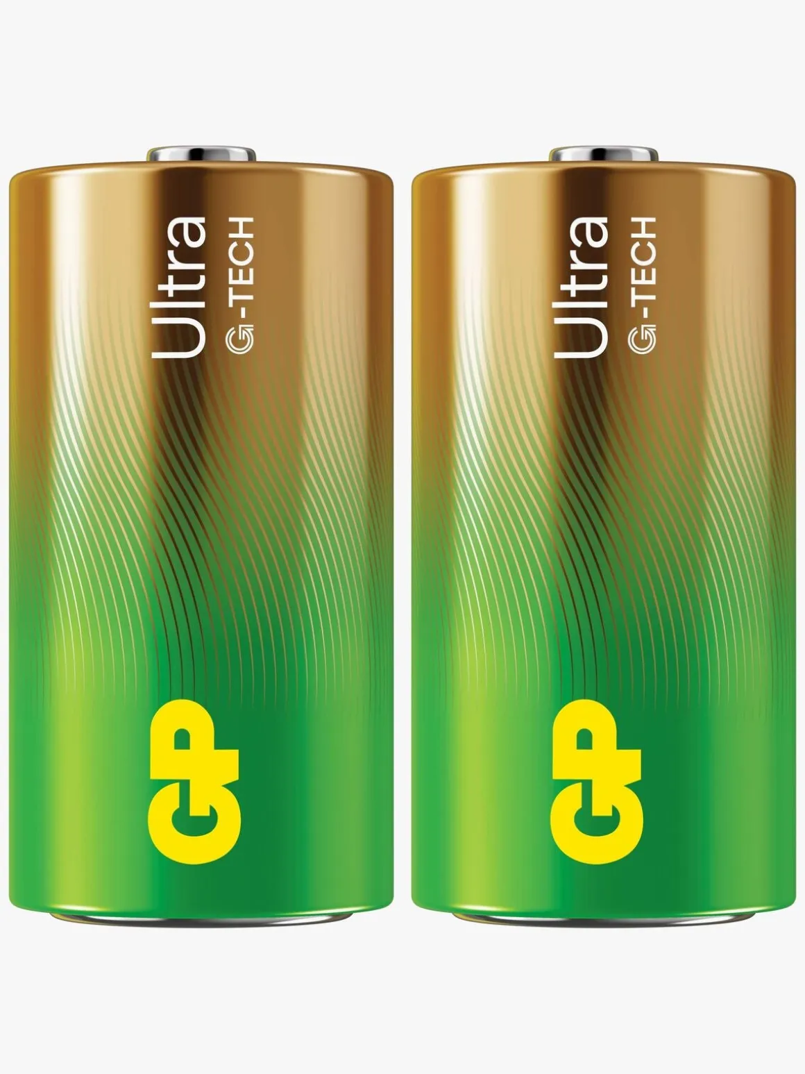 GP Ultra Alkaline G-TECH C/LR14 Batterier Svanemærket 2-Pak