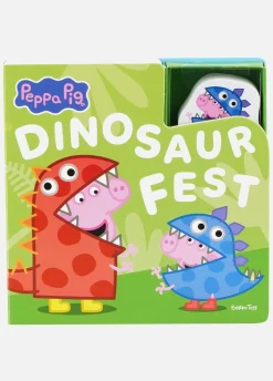Gurli Gris Bog med Træfigurer - Dinosaurfest