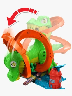 Hot Wheels City T-Rex Brandstation Racerbane