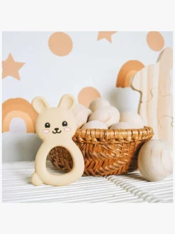 Jellystone Designs  Kanin Bidering Silikone, Hvid
