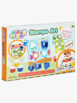 Kid's Dough Fingerfarver m. Stempler