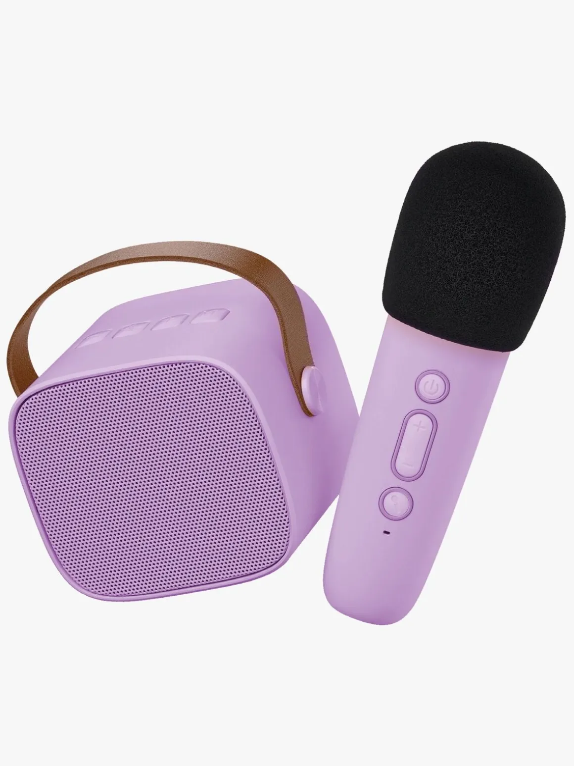 Lalarma Bluetooth-højttaler med Trådløs Mikrofon, Lilla