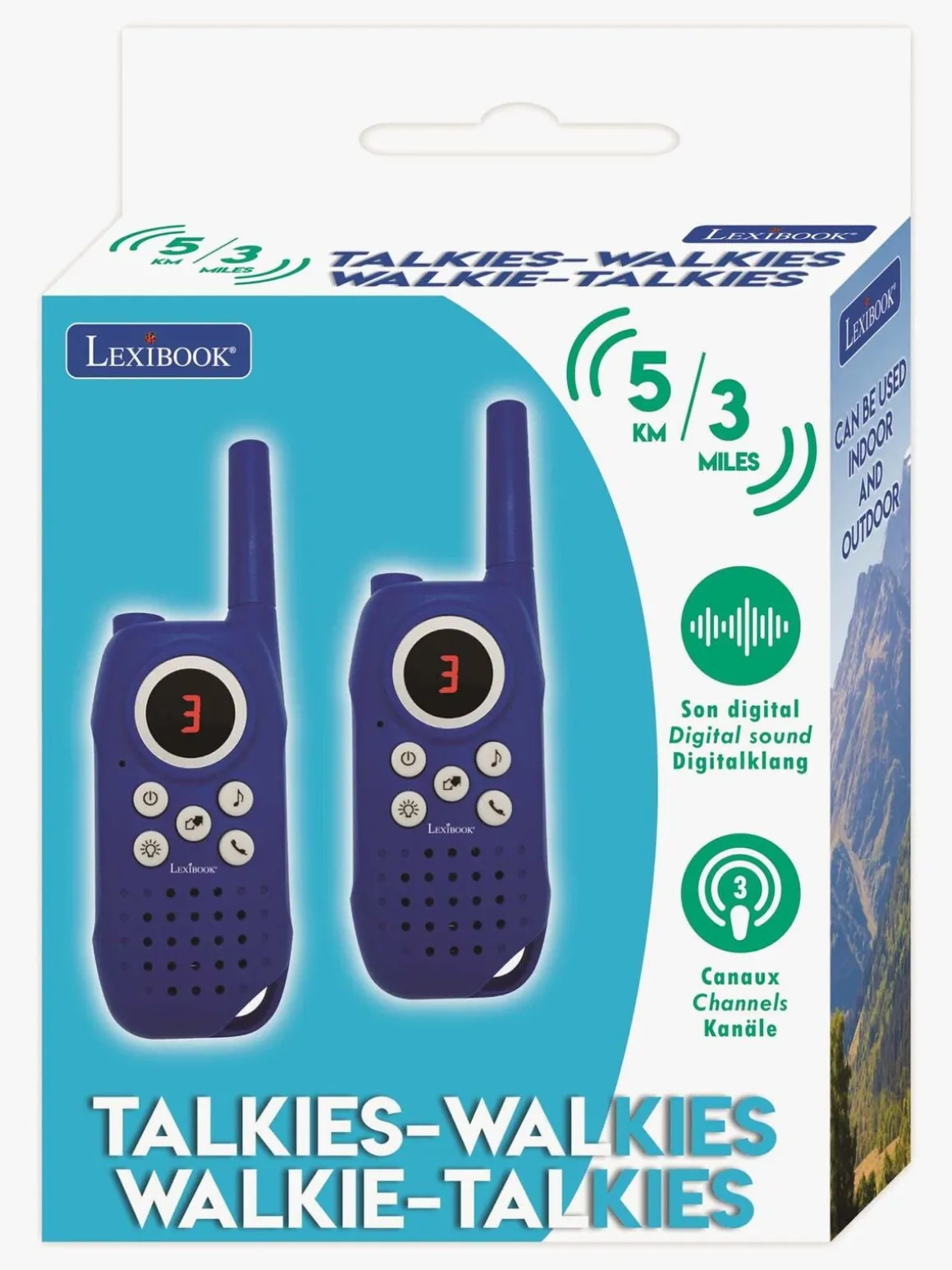 Lexibook Digital 5 km Walkie Talkie