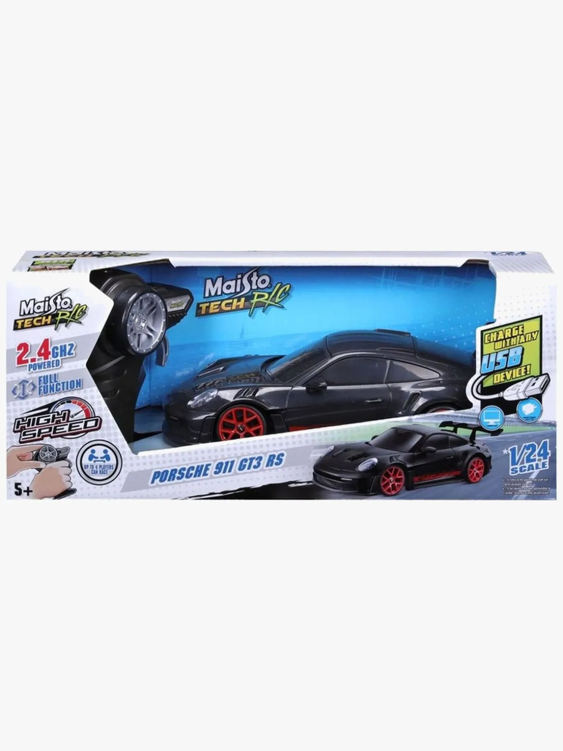 Maisto Tech Premium Porsche 911 GT3 RS Fjernstyret Bil 1:24