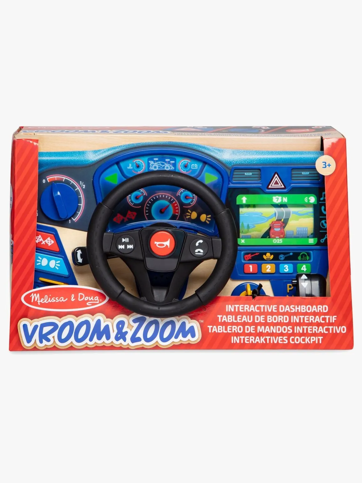 Melissa & Doug Vroom & Zoom Interactive Instrumentbræt