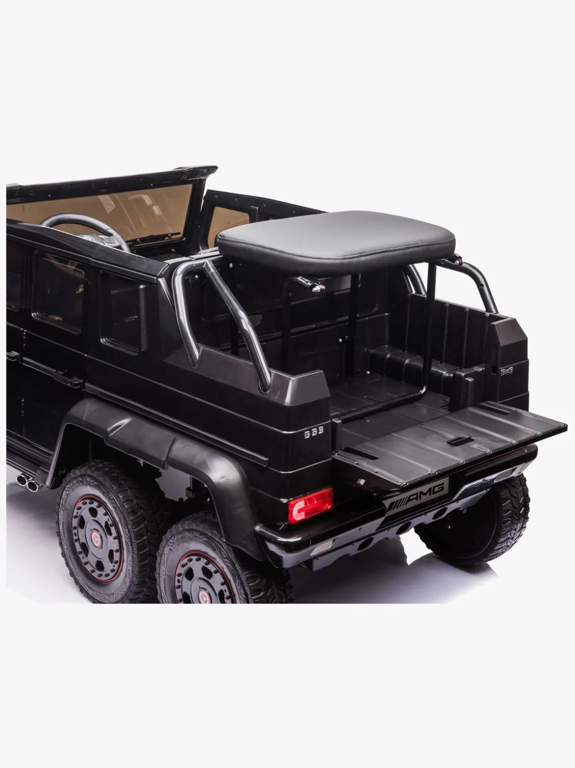 Mercedes Benz G63 6X6 Elbil, Sort