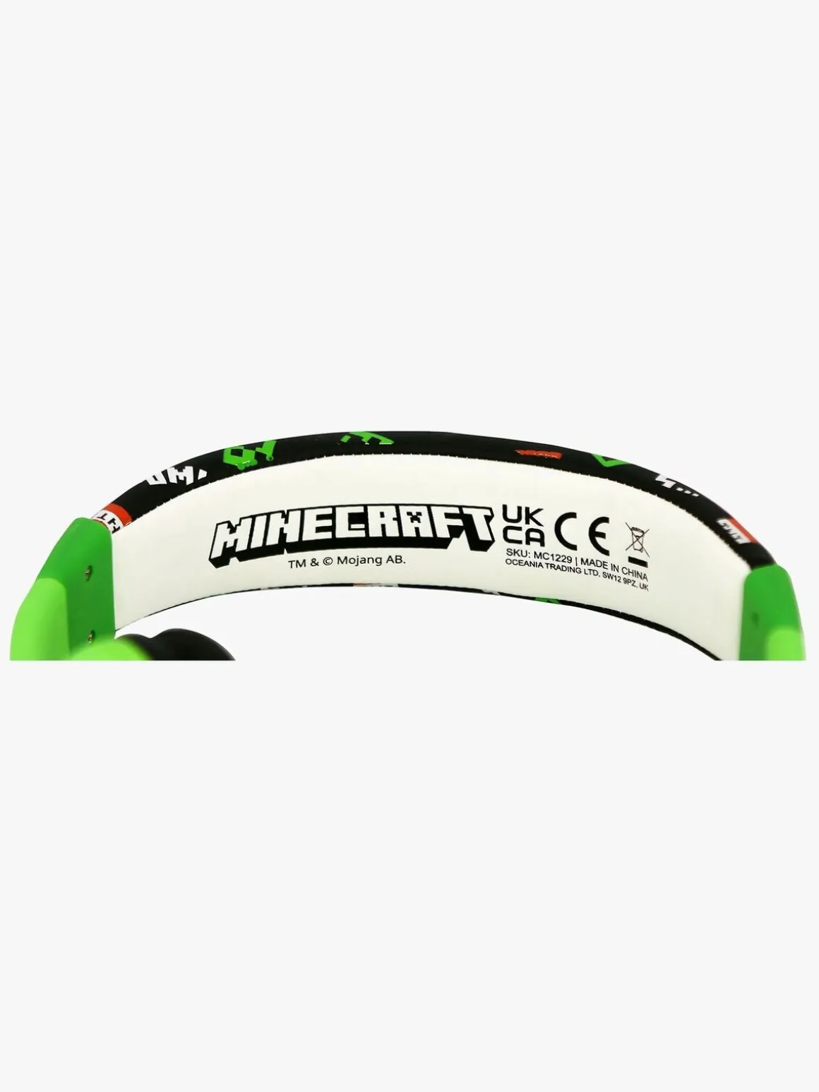 Minecraft Høretelefoner med Ører 85dB Creeper