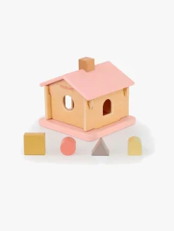 Moover Toys IQ Puttekasse Hus, Pink