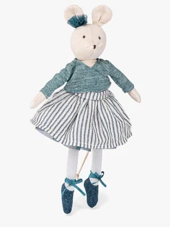 Moulin Roty Blød Dukke Mus Charlotte 30 cm