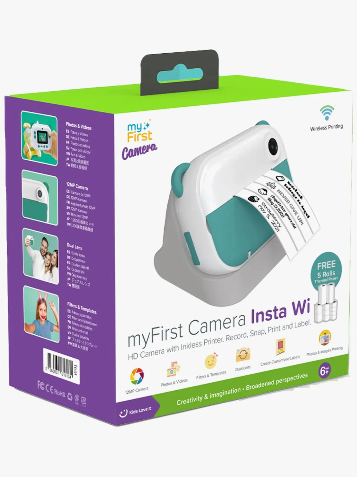myFirst 12MP Digitalkamera Insta Wi, Teal
