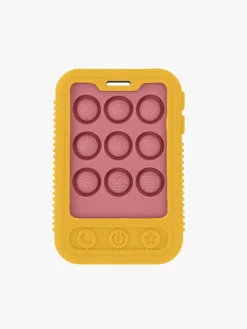 Nuby Phone Popper Bidelegetøj, Gul/Lyserød