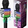 PartyFunLights Karaokemikrofon Bluetooth, Sort