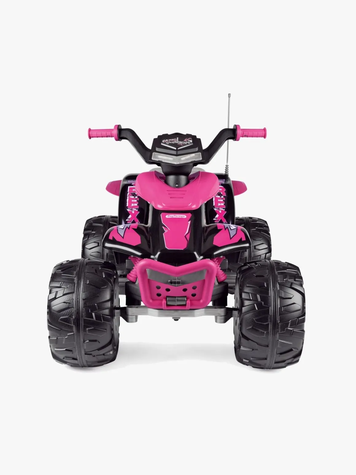 PegPérego Corral T-Rex Firehjulet ATV 330W, Lyserød/Sort