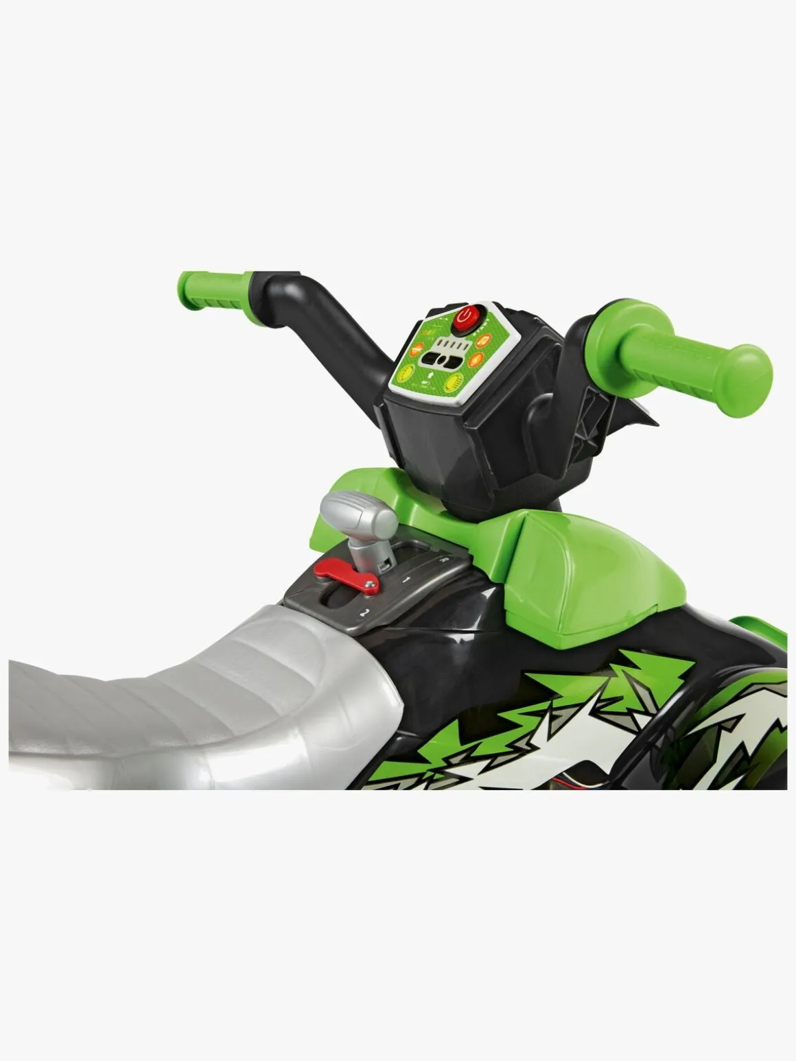 PegPérego Corral T-Rex Firehjulet ATV 330W, Grøn/Sort