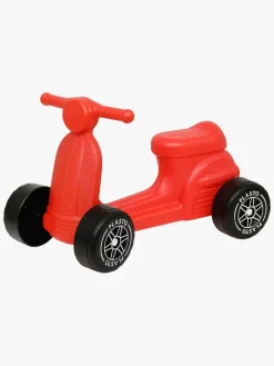 Plasto Scooter med Lydsvag Hjul 50 cm, Rød