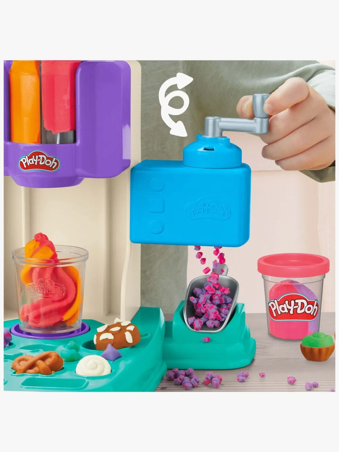 Play-Doh Modellervoks Rainbow Swirl Is