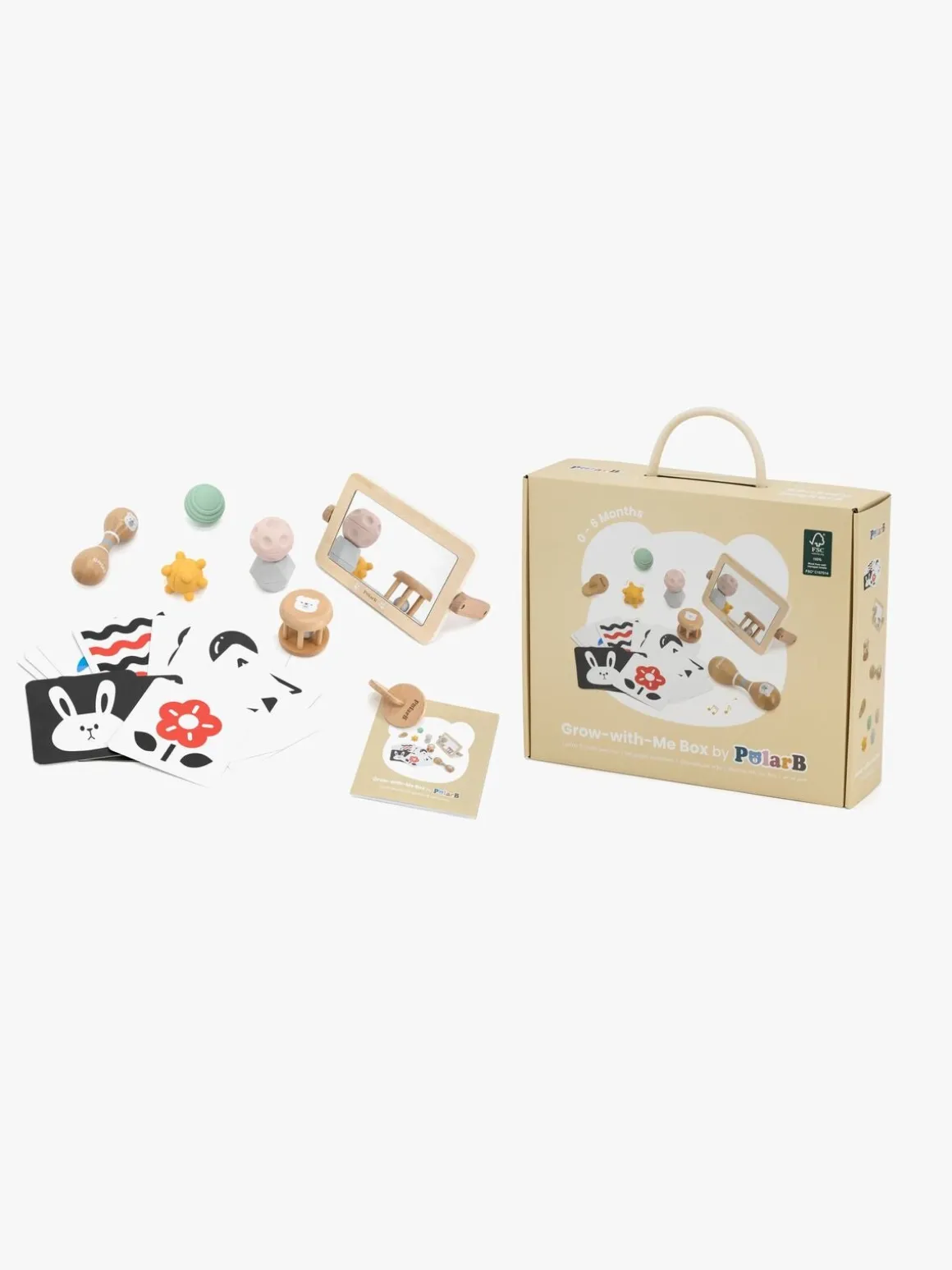 PolarB Grow-with-Me Aktivitetssæt Sensory Seekers 0-6 Måneder