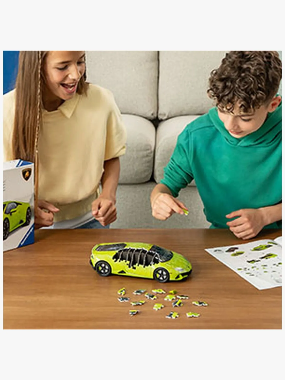 Ravensburger Lamborghini Huracán EVO-Verde 3D-puslespil 156 Brikker