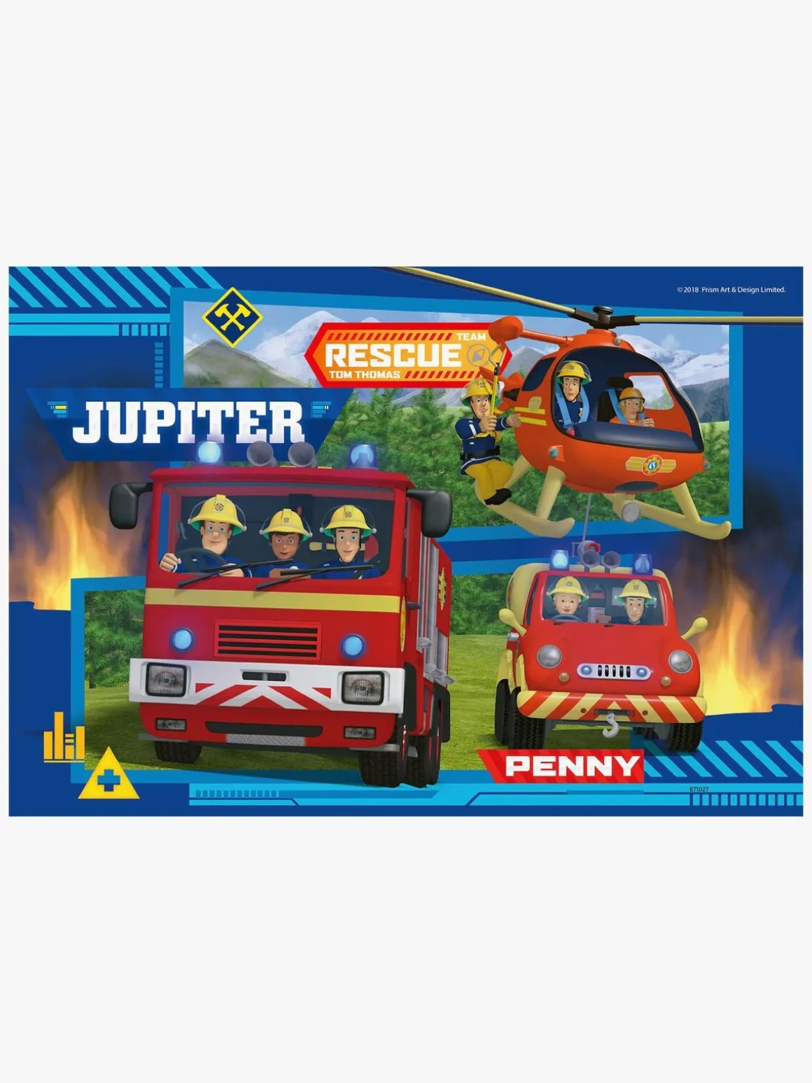 Ravensburger Puslespil Brandmand Sam 2x24 Brikker
