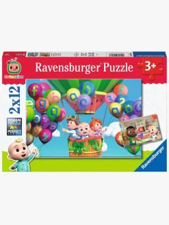 Ravensburger Puslespil Cocomelon Learn And Play 2x12 Brikker