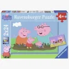 Ravensburger Puslespil Gurli Gris Familieliv 2x24